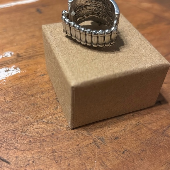 Turquoise and Yellow Statement Ring - Picture 2 of 3